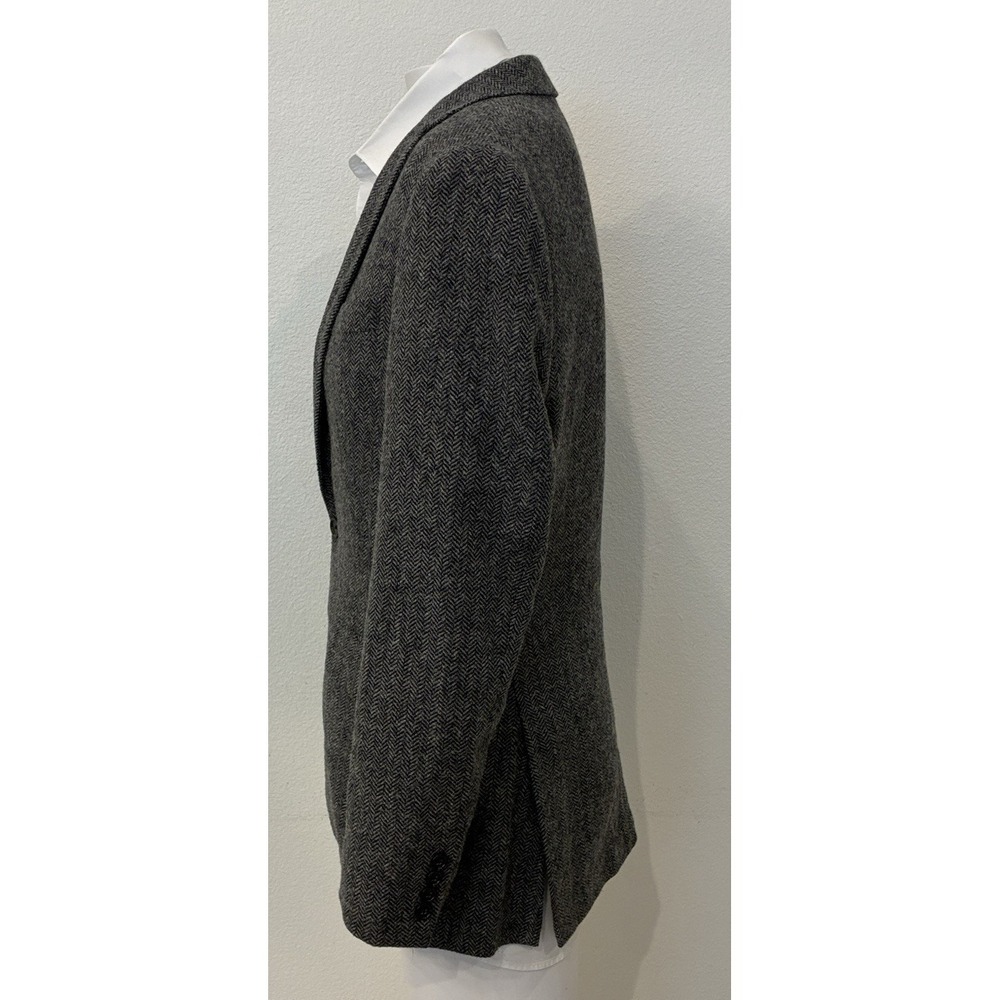 J.Crew Ludlow Moon Herringbone Tweed Wool Blazer 38R Gray Sport Coat Preppy - Picture 4 of 16